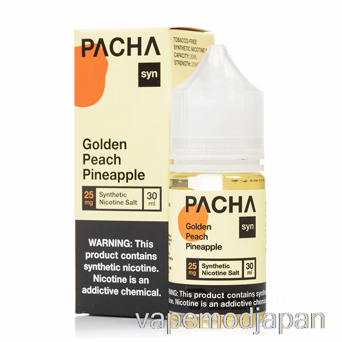 VAPE Japan ゴールデンピーチパイナップル - パチャシンソルト - 30ml 25mg